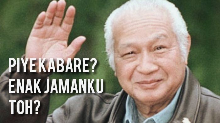 Jaman Soeharto Lebih Enak